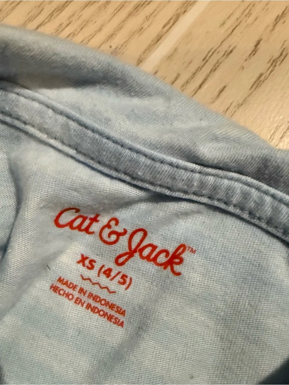 Cat & Jack Boys Polo Shirt Bundle XS 4/5 Blue Striped Preppy School 2pc